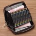 PU leather men's card bag women's portable ultra-thin anti magnetic bank card bag coin purse