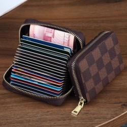 Card holder with large capacity and multiple card slots, ID card holder, driver's license, business card holder, bank card holder Card holder with large capacity and multiple card slots, ID card holder, driver's license, business card holder, bank card holder