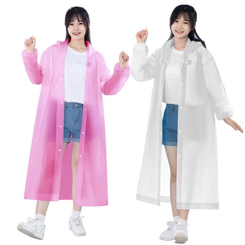 Eva all-in-one outdoor travel portable one-piece poncho thickened to prevent rainstorm