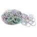 Children's hair loop, colorful shiny silk, high elasticity, girl's hair rope, 1 can, 500 pieces
