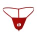 Open hole plus size men's underwear, sexy and sexy T-shaped pants