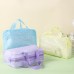 Handheld waterproof plastic makeup bag, women's bath bag, shower storage, bath bag, beach wash bag, travel wash bag