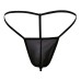 Men's underwear elastic waistband transparent mesh thong sexy T pants triangle pants Men's underwear elastic waistband transparent mesh thong sexy T pants triangle pants