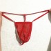Men's underwear elastic waistband transparent mesh thong sexy T pants triangle pants Men's underwear elastic waistband transparent mesh thong sexy T pants triangle pants