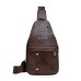 PU single shoulder chest bag, fashion versatile chest bag, casual headphone crossbody bag, men's trendy business chest bag PU single shoulder chest bag, fashion versatile chest bag, casual headphone crossbody bag, men's trendy business chest bag