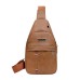 PU single shoulder chest bag, fashion versatile chest bag, casual headphone crossbody bag, men's trendy business chest bag PU single shoulder chest bag, fashion versatile chest bag, casual headphone crossbody bag, men's trendy business chest bag