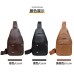 PU single shoulder chest bag, fashion versatile chest bag, casual headphone crossbody bag, men's trendy business chest bag PU single shoulder chest bag, fashion versatile chest bag, casual headphone crossbody bag, men's trendy business chest bag