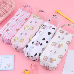 Cartoon student pencil case, hand-held stationery storage bag Cartoon student pencil case, hand-held stationery storage bag