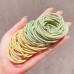 High elasticity, durable rubber band, women's Korean style, simple temperament, hair tie, headband, high ponytail leather cover, 1 can, 100 pieces High elasticity, durable rubber band, women's Korean style, simple temperament, hair tie, headband, high ponytail leather cover, 1 can, 100 pieces