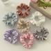 Satin solid color pig colon headband, simple ponytail tie, headband, internet famous, same rubber band hair accessory
