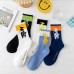 Men's mid length socks wholesale autumn and winter casual sports business socks men's and women's styles