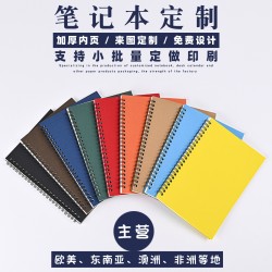 Custom Cross-Border A5 Business Notebooks, 32K Thick Spiral Notepads with Custom Printed Advertising Logo