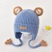 Children's hats for autumn and winter, cute and super cute knitted yarn hats for boys, windproof and ear protecting hats for girls, thick and warm hats for babies Children's hats for autumn and winter, cute and super cute knitted yarn hats for boys, windproof and ear protecting hats for girls, thick and warm hats for babies
