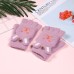 Winter Fashion Adult Girls Warm Gloves Little Rabbit Half Finger Thick Warm Gloves for Cold Protection