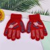 Children's adhesive gloves for autumn and winter warmth, all finger letter cartoon gloves Children's adhesive gloves for autumn and winter warmth, all finger letter cartoon gloves