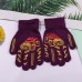 Children's adhesive gloves for autumn and winter warmth, all finger letter cartoon gloves Children's adhesive gloves for autumn and winter warmth, all finger letter cartoon gloves