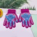Children's adhesive gloves for autumn and winter warmth, all finger letter cartoon gloves Children's adhesive gloves for autumn and winter warmth, all finger letter cartoon gloves