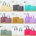 Customized Non-woven Eco-Friendly Shopping Tote Bags with Logo for High-End Women's Fashion Store Apparel Packaging