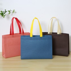 Customized Non-woven Eco-Friendly Shopping Tote Bags with Logo for High-End Women's Fashion Store Apparel Packaging Customized Non-woven Eco-Friendly Shopping Tote Bags with Logo for High-End Women's Fashion Store Apparel Packaging