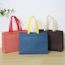 Customized Non-woven Eco-Friendly Shopping Tote Bags with Logo for High-End Women's Fashion Store Apparel Packaging