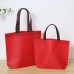 Customized Non-woven Eco-Friendly Shopping Tote Bags with Logo for High-End Women's Fashion Store Apparel Packaging